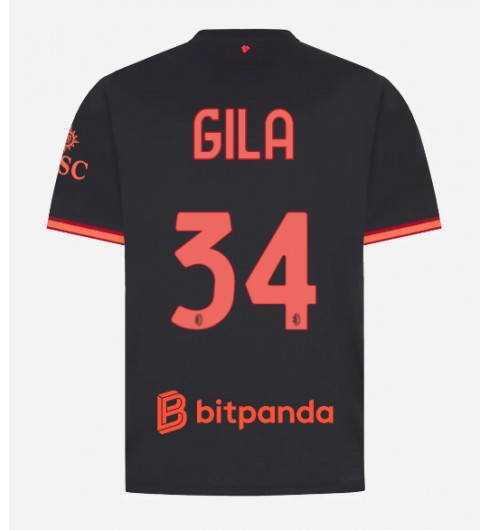 AC Milan Mario Gila #34 Tredjedrakt 2026-27 Korte ermer AC Milan Mario Gila #34 Tredjedrakt 2026-27 Korte ermer